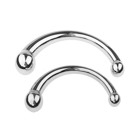 Ended Stainless Elegant 5858 Steel Double Anal Hook 0801